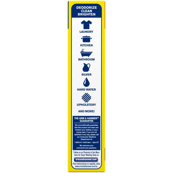 Arm & Hammer Super Washing Soda 55 Ounce (Pack of 2) - Laundry Booster & Household Cleaner | Removes Stains & Odors | Perfect for Laundry, Dishwashing & All-Purpose Cleaning
