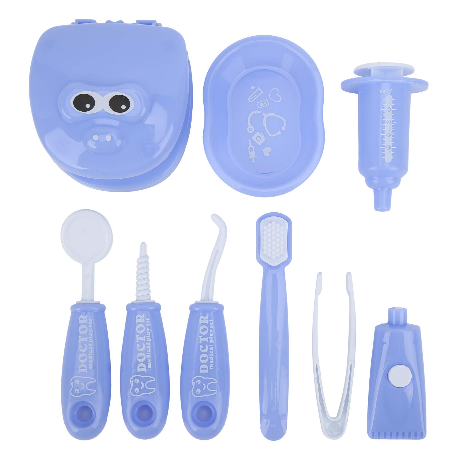 BNineteenteam Kids Dentist Toy Set - Pretend Play Teeth Model for Boys & Girls, Dental Check-Up Educational Toys for Children (Great for Role-Playing & Learning Oral Hygiene)