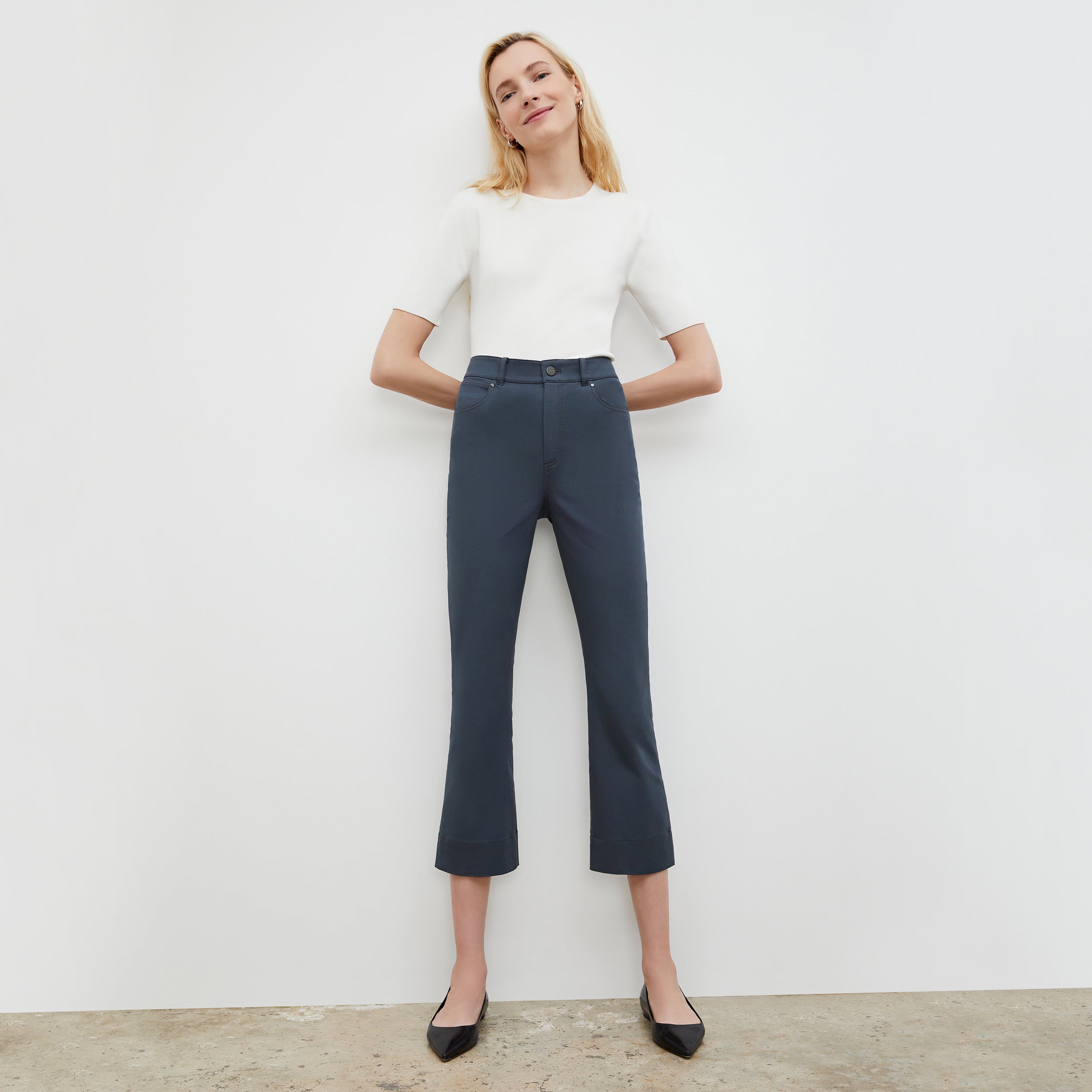 Archie Jean Eco-Friendly Better Than Denim Pants - Dusty Indigo Wash | Sustainable Fashion for Casual Wear & Everyday Outfits