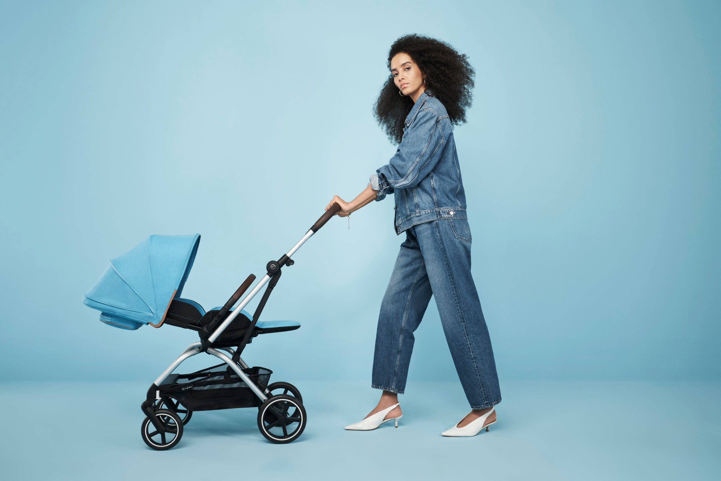 Cybex Eezy S Twist +2 V2 Lightweight Compact Travel Stroller for Toddlers - Perfect for Air Travel, City Walks & Shopping Trips
