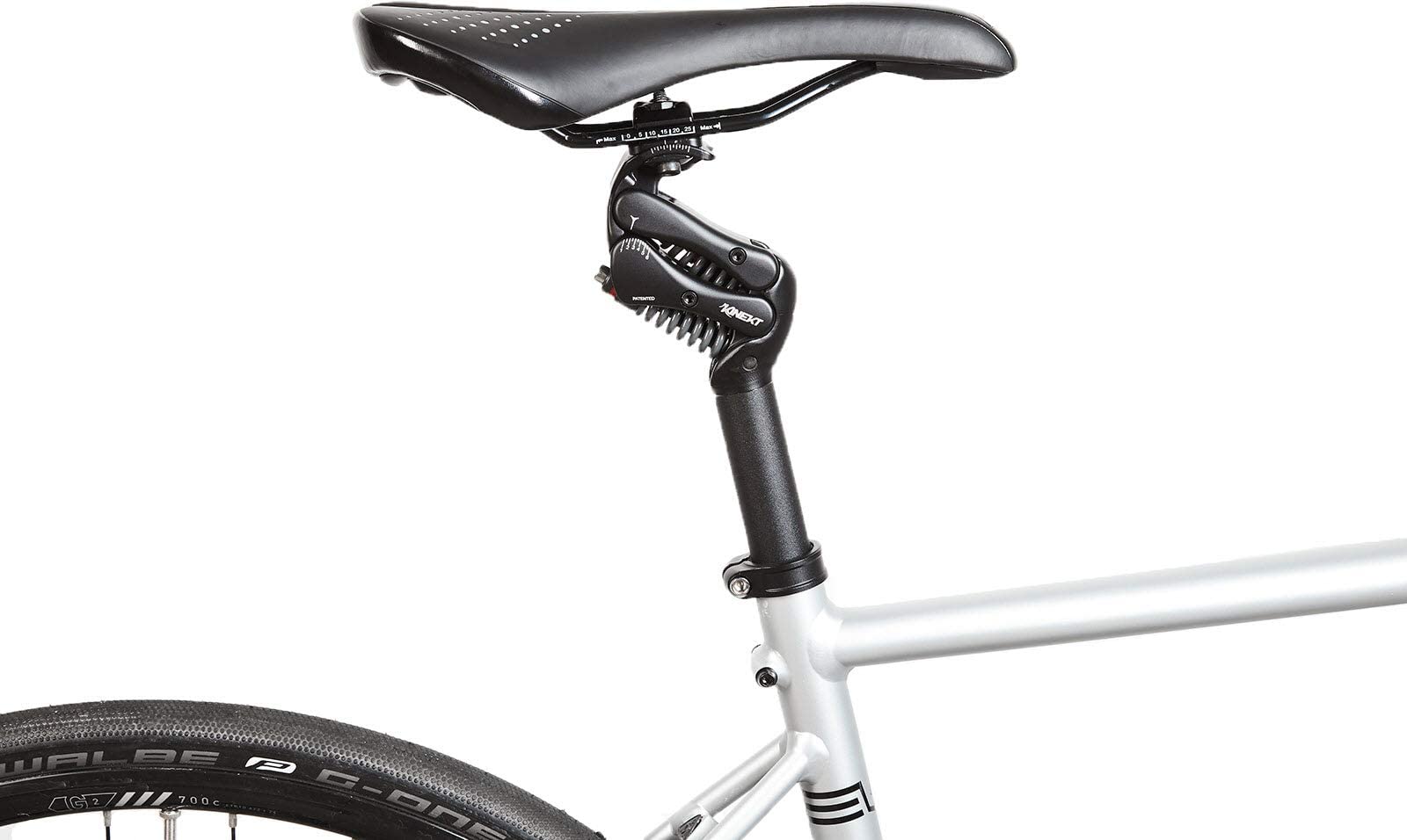 KINEKT Bike Suspension Seatpost - Lightweight Aluminum Alloy Shock Absorbing Seat Post for Road, Gravel & Electric Bikes | Adjustable for Rider Weight 80-180 lbs | Perfect for Commuting, Mountain Biking & Long-Distance Cycling