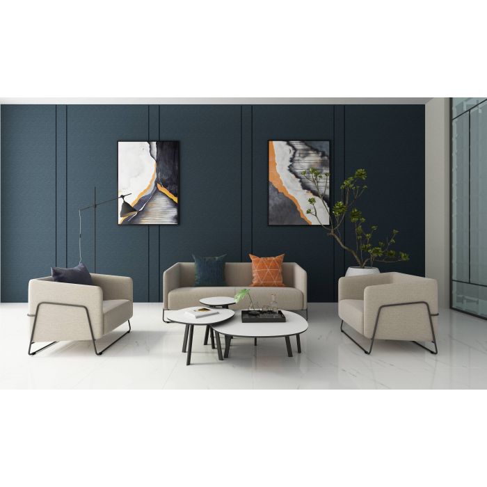 Friant Hanno Guest Chair Sofa FS81N 01 - Modern Accent Chair for Living Room, Office Waiting Area & Reception - Comfortable Upholstered Seating Furniture