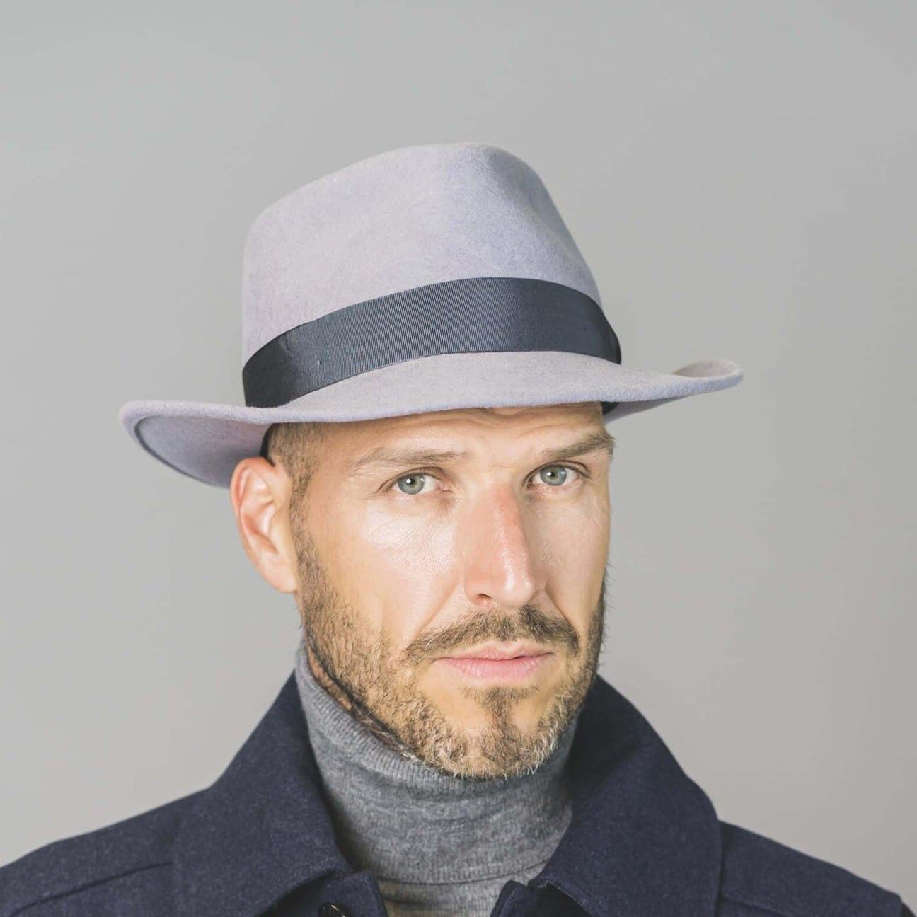 Lierys City Felt Hat for Women & Men - Classic Wool Fedora with Wide Brim - Perfect for Outdoor, Travel, and Fashion Accessories