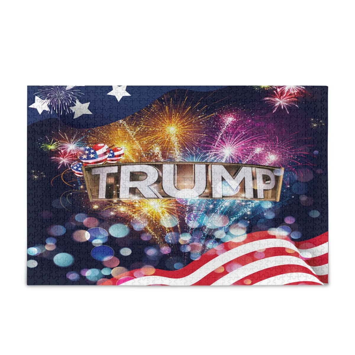 500-Piece Donald Trump 2020 Funny Jigsaw Puzzle for Adults & Kids - 15