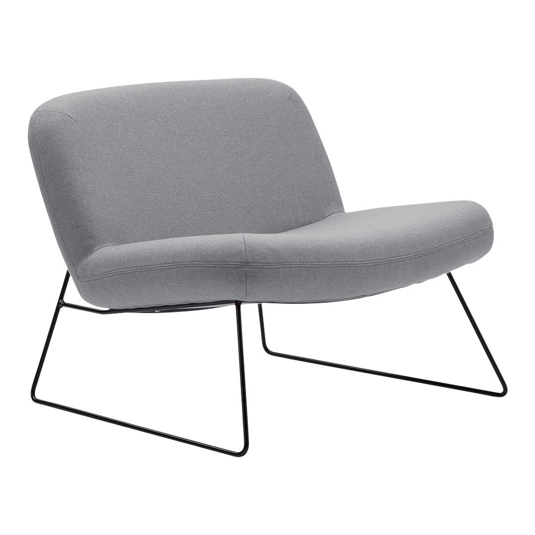Busk Hertzog Java Chair - Modern Lounge Chairs with Softline Comfort for Living Room, Patio & Office Relaxation