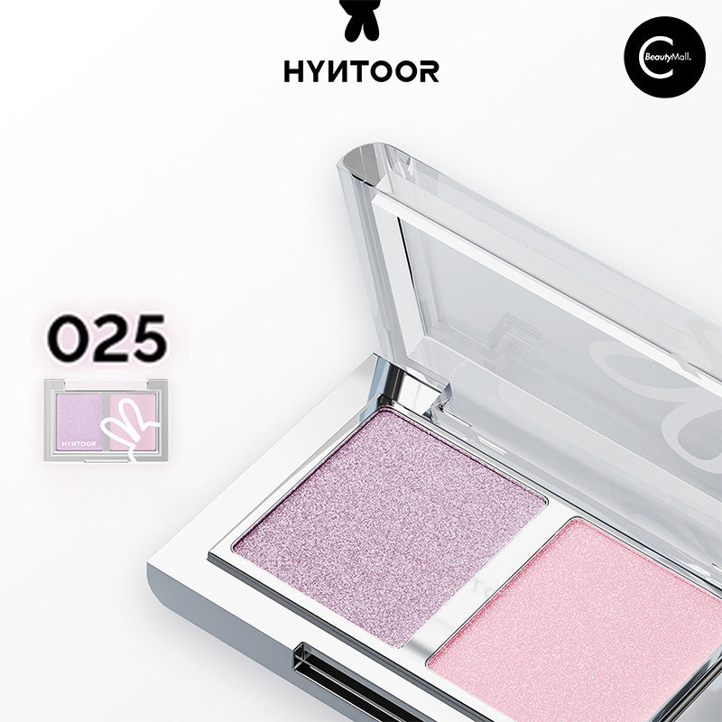 HYNTOOR Cooling Duo Eyeshadow Palette - Long-Lasting Matte & Shimmer Makeup for Day & Night Looks - Perfect for Parties, Weddings, and Everyday Wear
