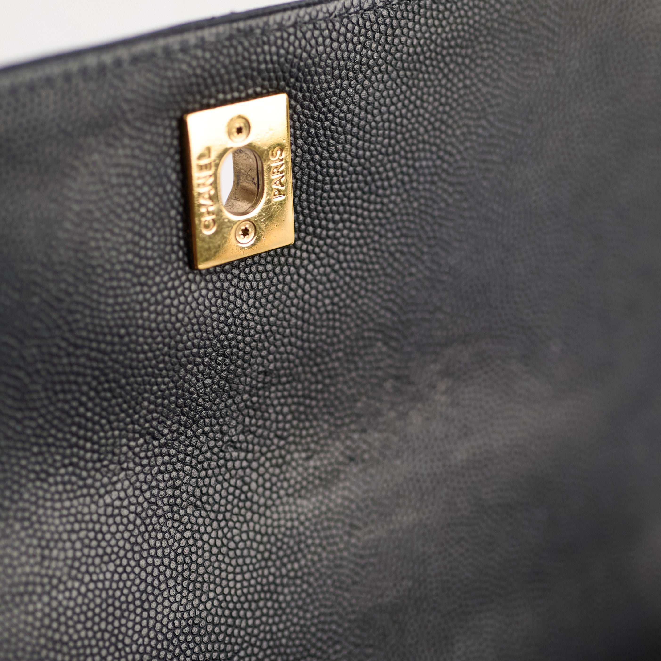 Chanel Caviar Business Affinity Handbag - Dark Navy 28cm Crossbody Bag for Women | Luxury Designer Tote for Work, Travel & Everyday Use