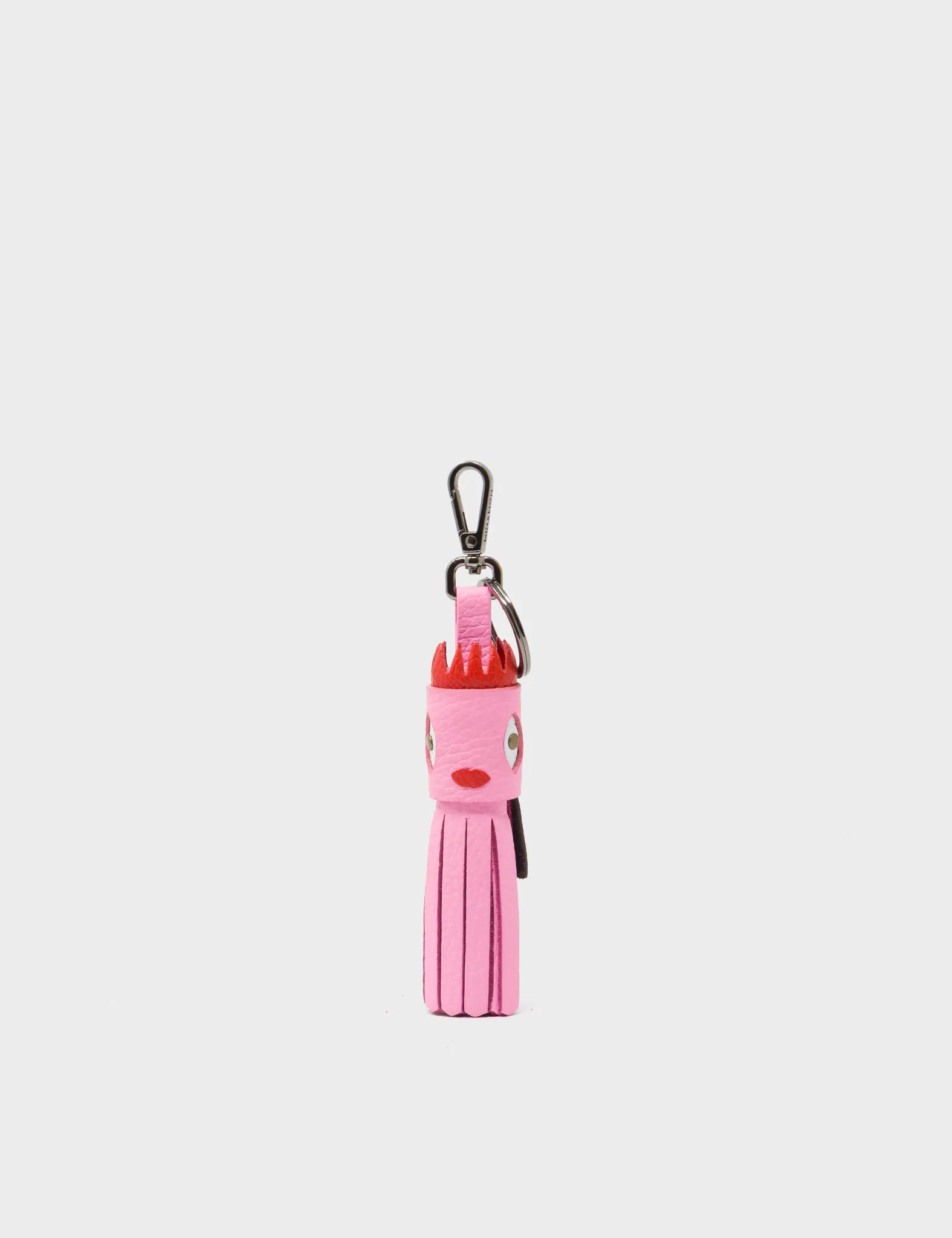 Queen Callie Marie Charm - Soft Neon Pink Leather Keychain for Women, Girls - Perfect for Keys, Bags & Gifts | Trendy Accessory for Everyday Use