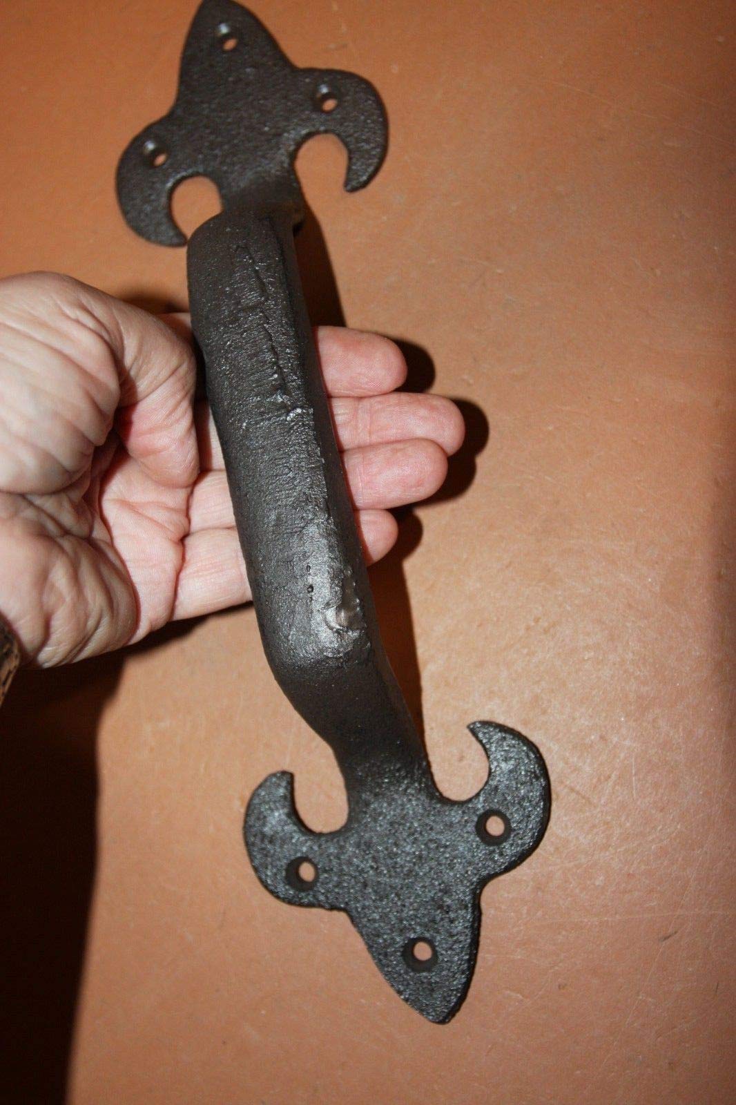 8-Pack Heavy Duty Large Fleur De Lis Cabinet Handles - 11.5