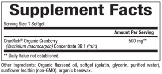CranRich® Super Strength 36:1 Cranberry Extract Concentrate Supplement - Supports Urinary Tract & Immune Health - Perfect for Daily Wellness & Detox Routines
