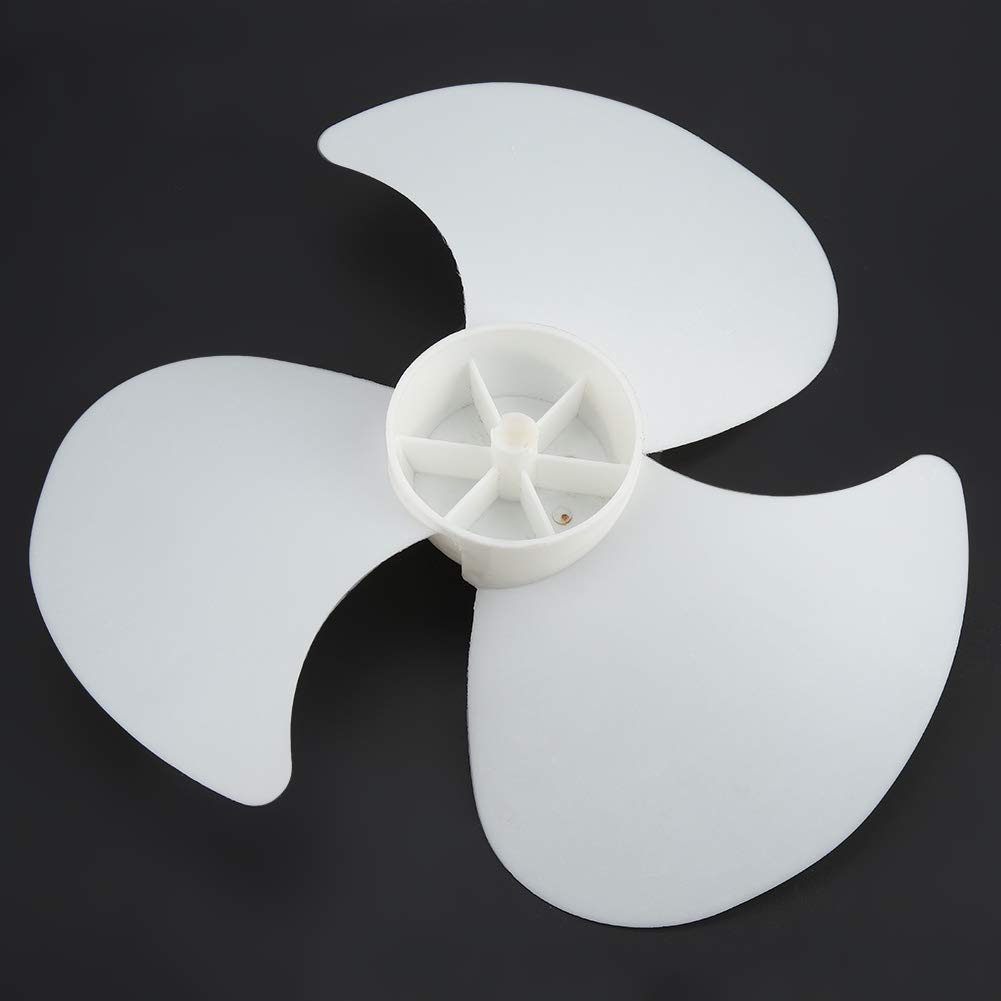 2Pcs 3-Blade Plastic Fan Replacement Blades for Standing Pedestal Fans - Durable Electric Fan Blades for Home, Office & Outdoor Use