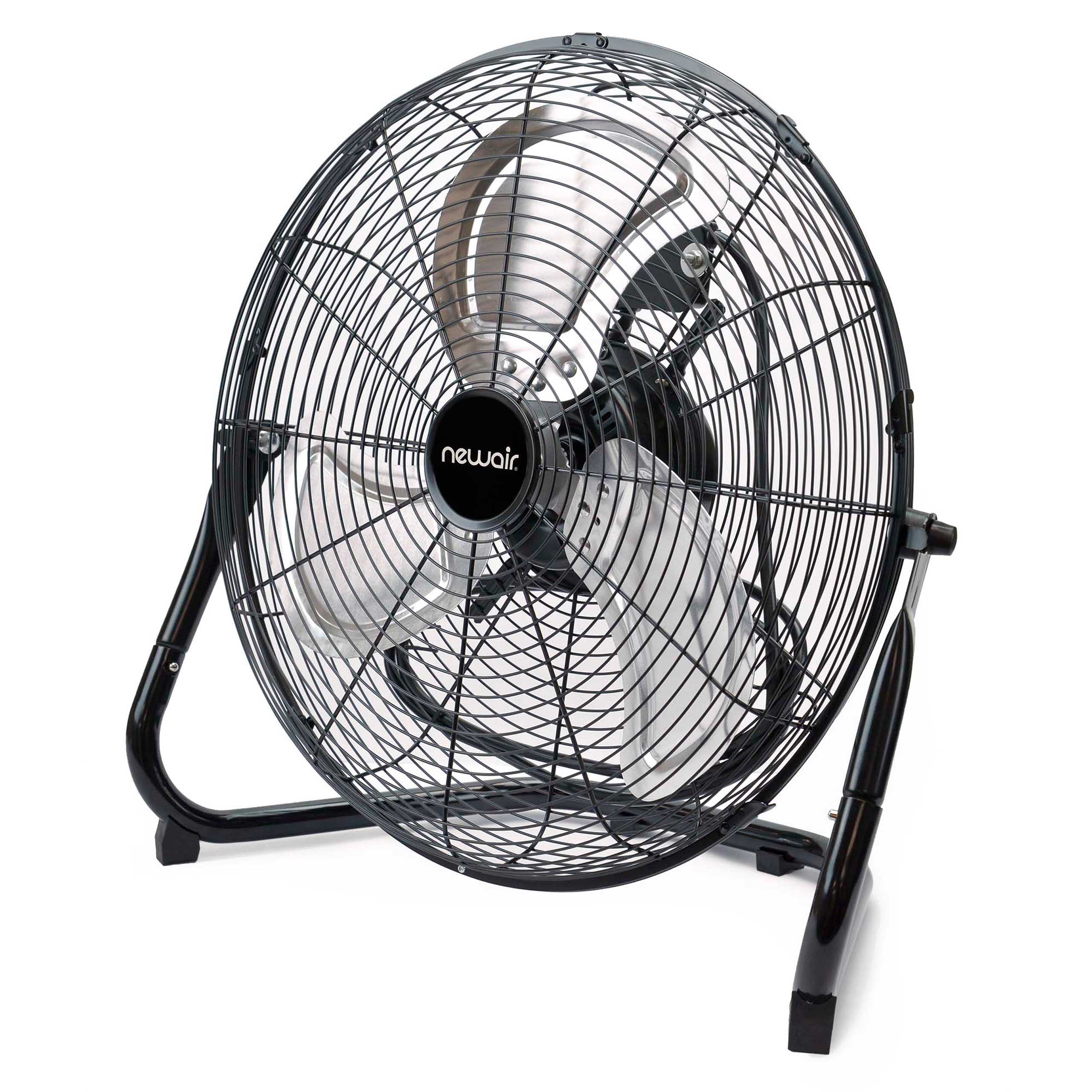 Newair® 18 Inch Portable Floor Fan with 3 Speeds - Powerful Cooling for Home, Office, Bedroom & Outdoor Use