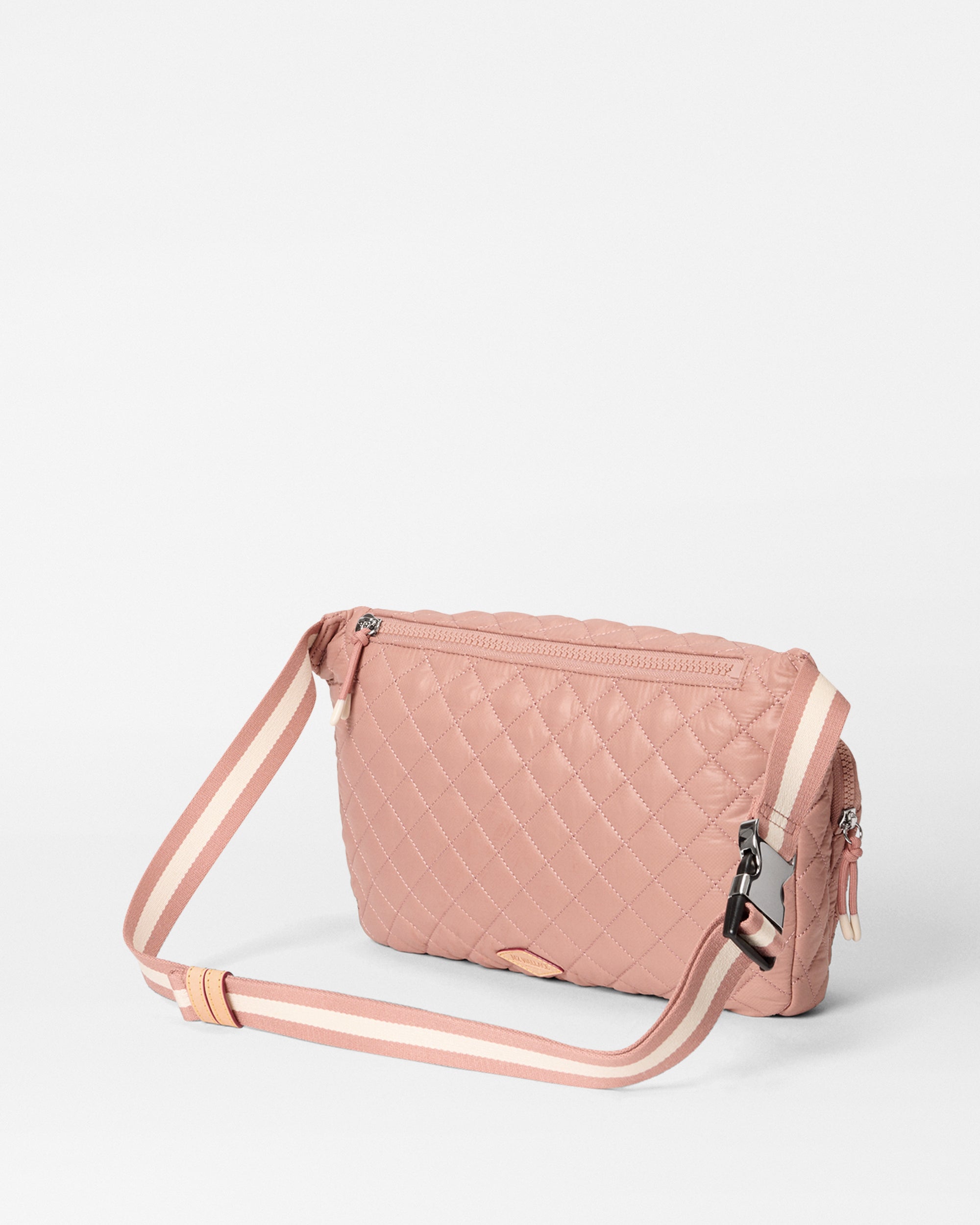 Stylish Dusty Rose & Ecru XL Metro Sling Bag - Perfect for Travel, Work & Everyday Use