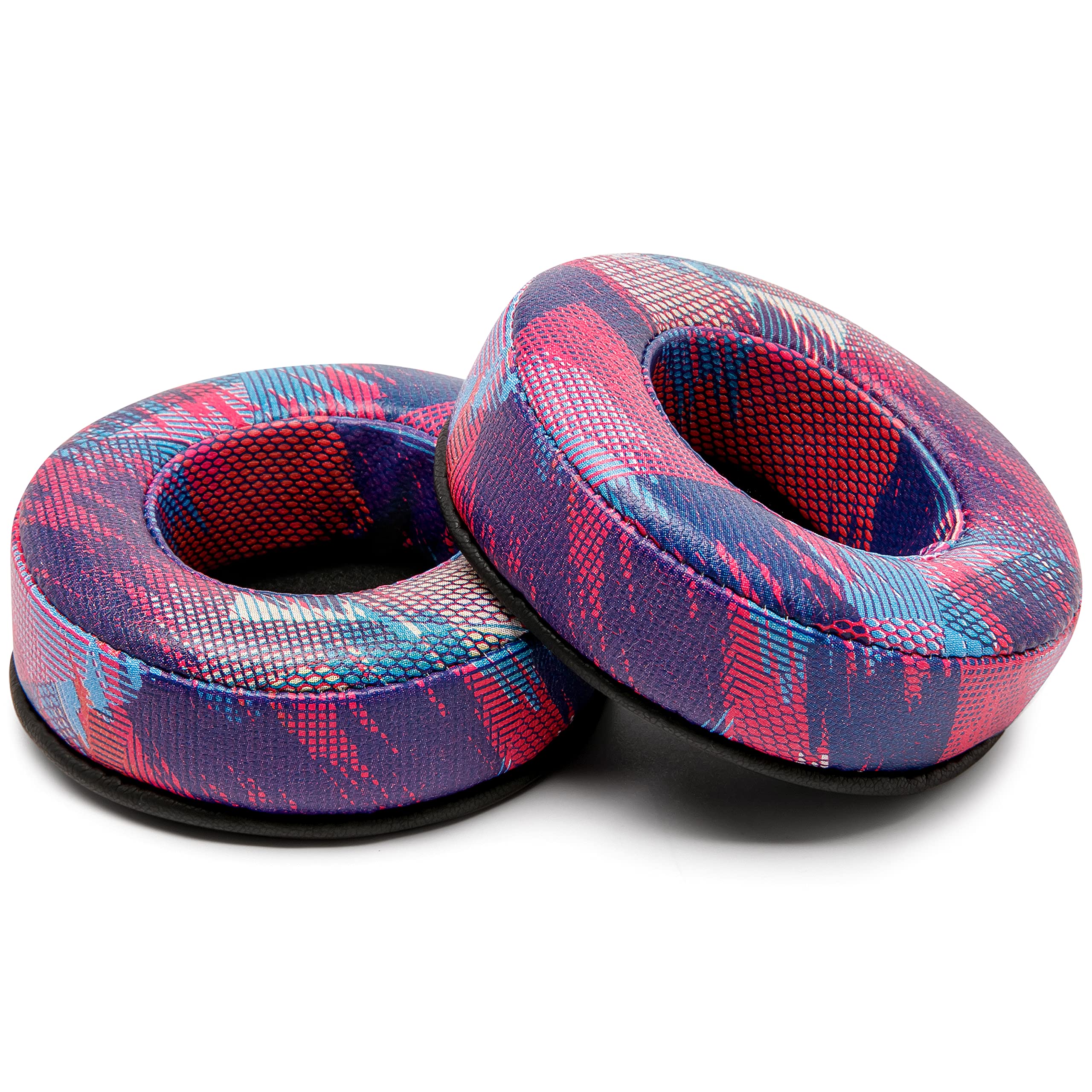 WC Wicked Cushions Extra Thick Premium Replacement Earpads for Skullcandy Hesh Wired & Hesh 2 Wireless Headphones - Comfort Upgrade for Gaming, Music & Long Wear - Speed Racer Design