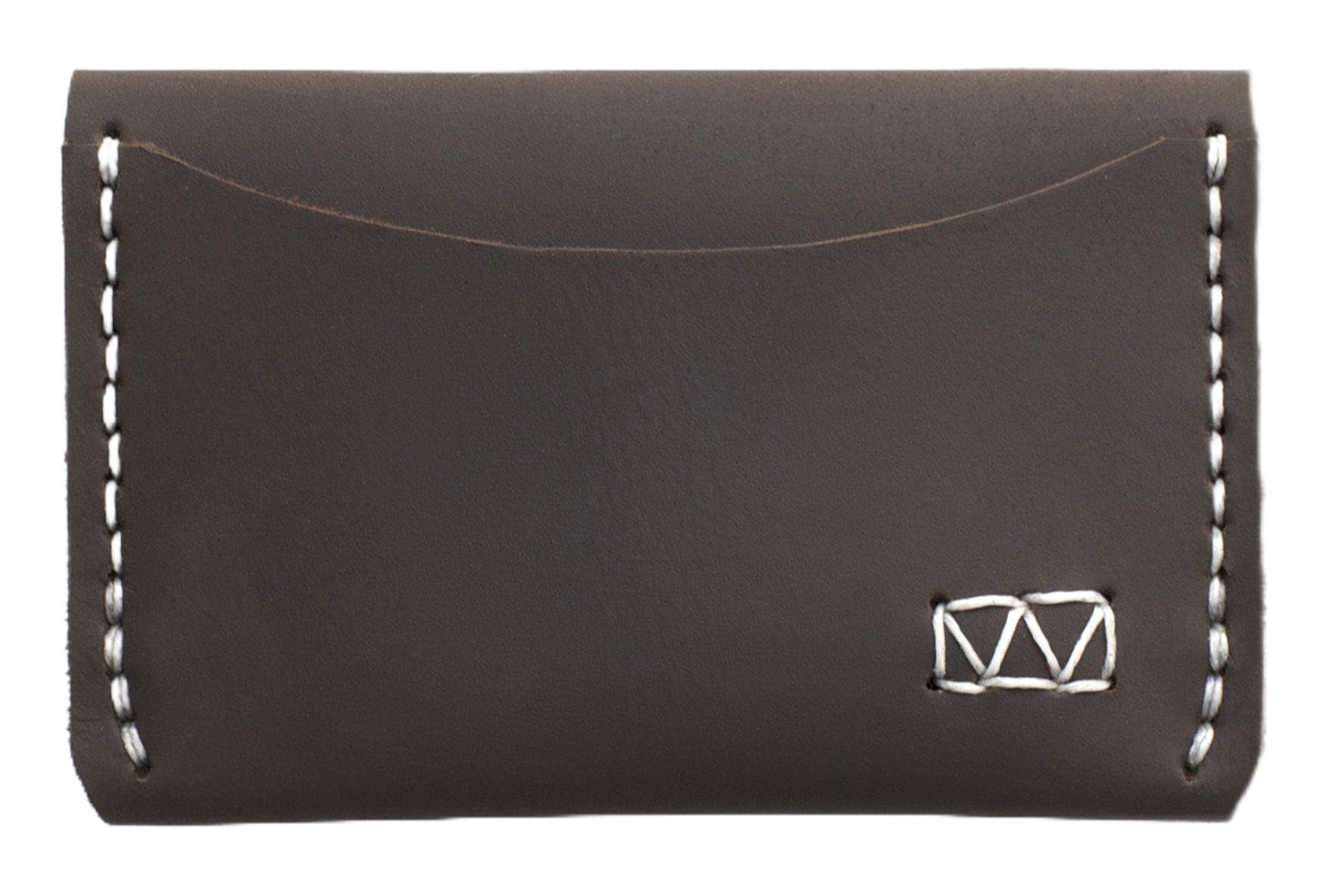 Waskerd Men's Slim RFID Blocking Leather Wallet with 3 Card Pockets - Perfect for Everyday Carry, Travel & Minimalist Lifestyle