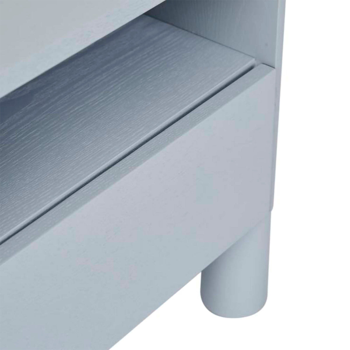 Modern Open Bedside Table - Minimalist Nightstand with Storage Shelf for Bedroom, Living Room & Office - Perfect for Small Spaces, Books, Alarm Clock & Decor