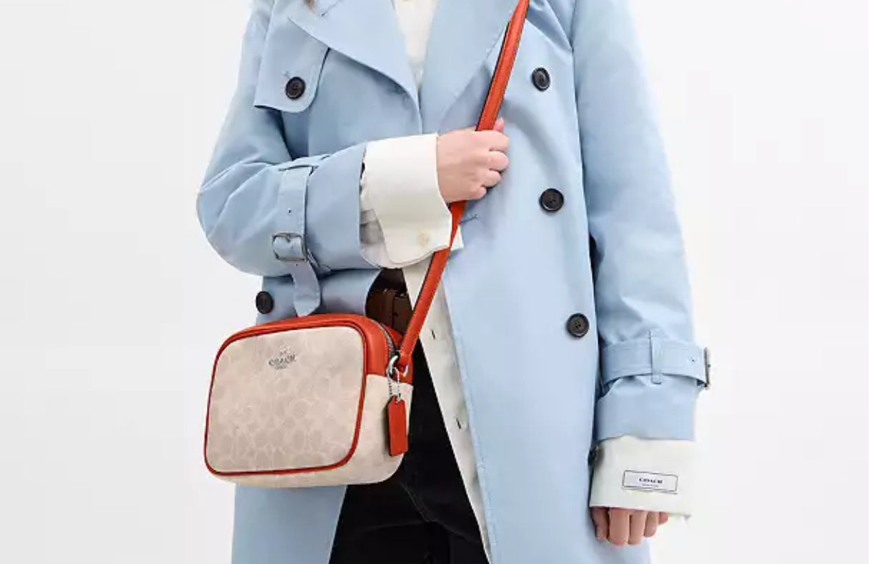 Authentic Coach Jamie Camera Crossbody Bag - Signature Canvas & Leather - Perfect for Everyday Use, Travel & Fashion Accessories