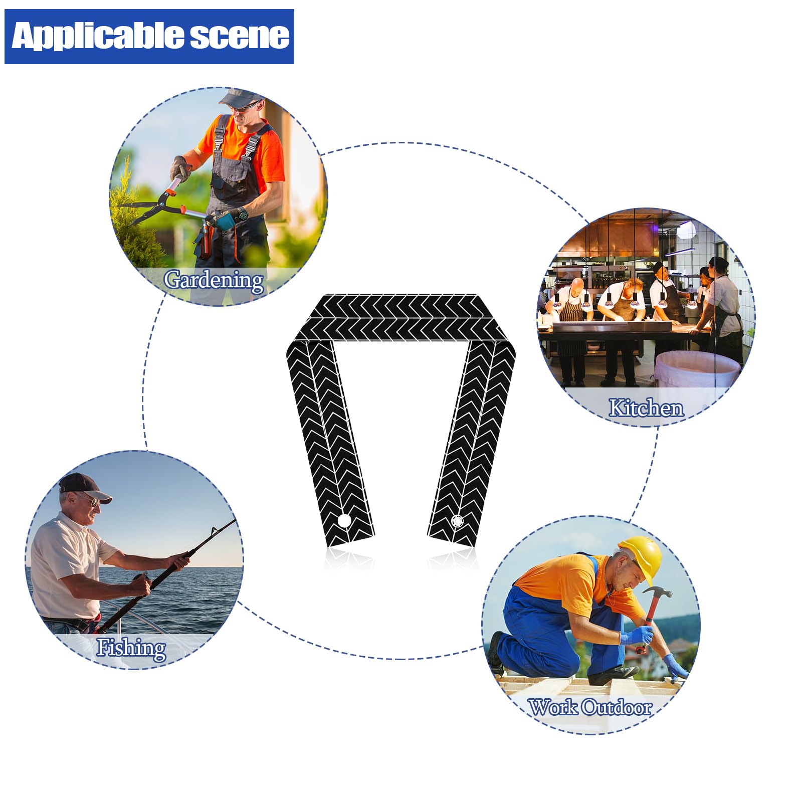 6 Pack Cooling Neck Wraps with Button - Reusable Neck Cooler Scarf for Men & Women - Perfect for Summer Outdoor Activities, Sports, Hiking, and Gardening