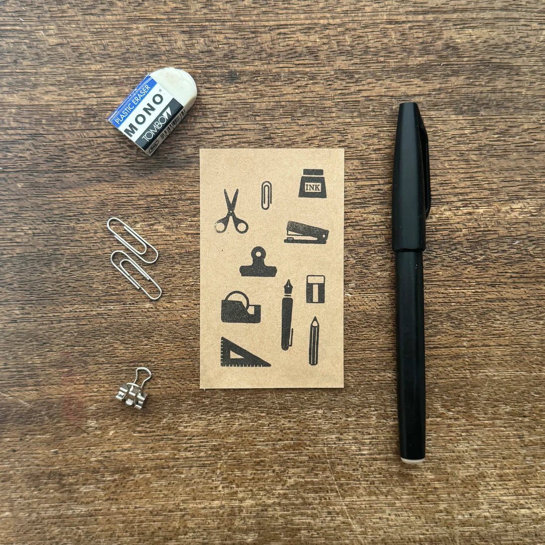 Mizushima JIZAI Clear Stamp POCKET - DIY Scrapbooking, Card Making, Journaling & Planner Stickers - Portable Craft Stationery for Bullet Journals, Invitations & Gift Wrapping