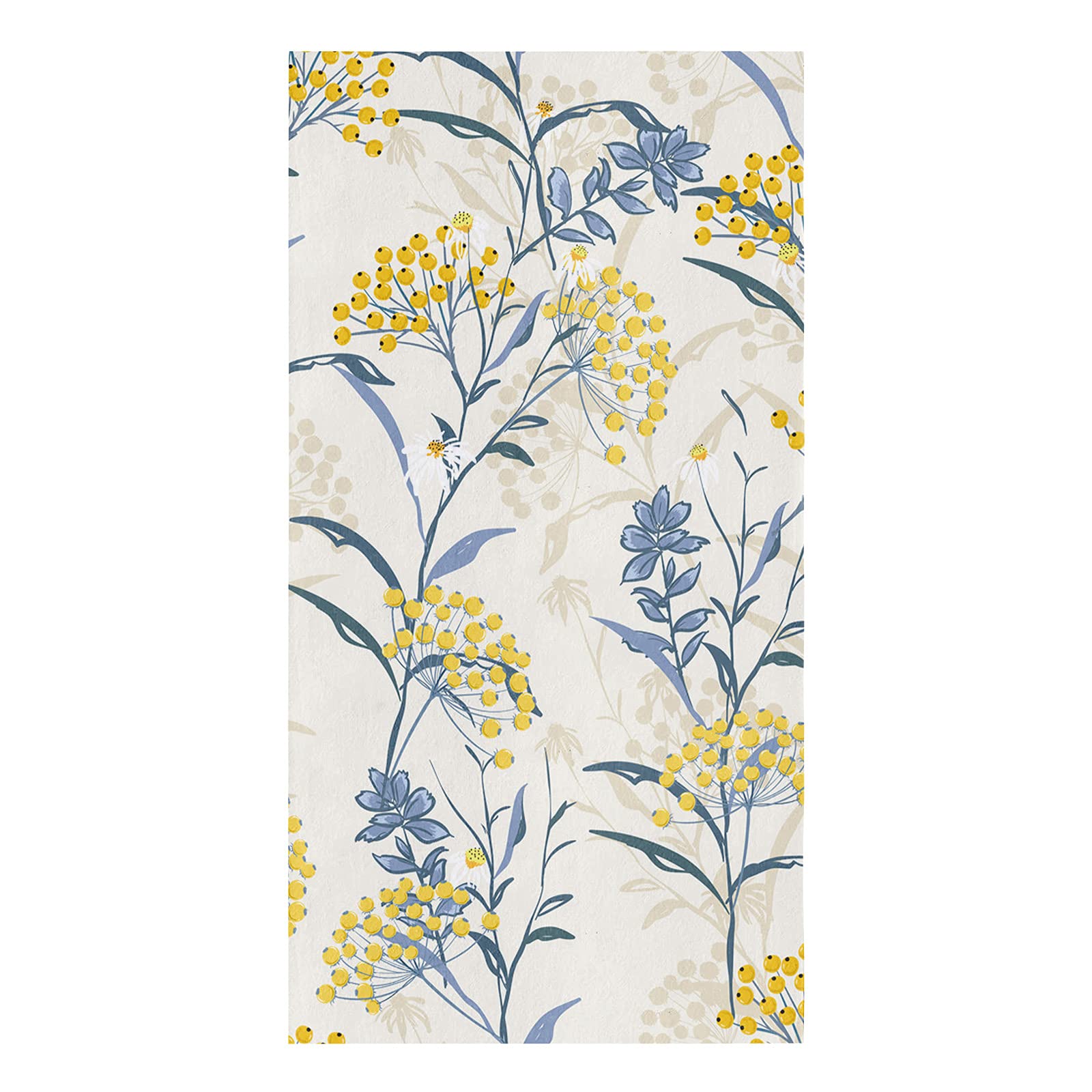 Vintage Floral Cotton Kitchen Towels Set - Soft 16x28 Inch Dish Cloths, Tea Towels & Hand Towels (1 Pack) - Perfect for Cooking, Baking, Dish Drying & Home Decor