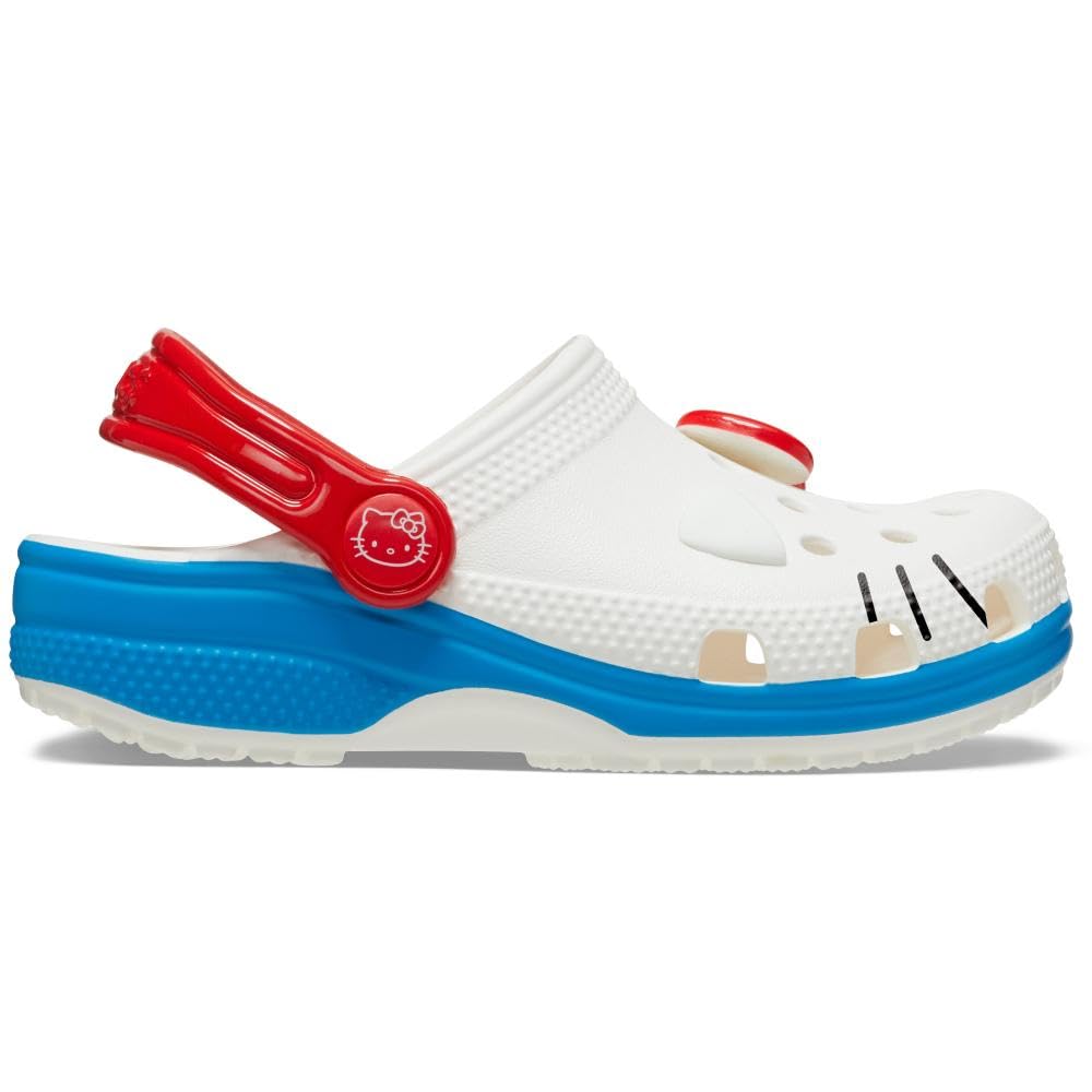 Crocs Unisex-Child Classic Hello Kitty Clogs | Comfortable Kids Sandals for Playtime, Beach & Everyday Wear