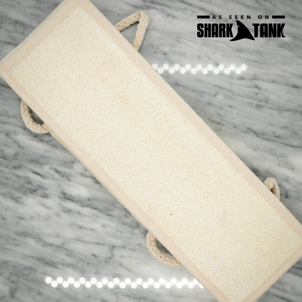 Exfoliating Back Scrubber with Long Handle - Premium Loofah Sponge for Deep Cleansing & Dead Skin Removal - Perfect for Shower, Bath & Spa Use
