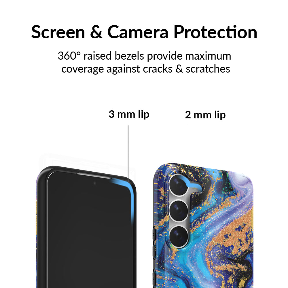Samsung Galaxy Phone Case with Glitter Design - Stylish & Protective Cover for Everyday Use & Special Occasions