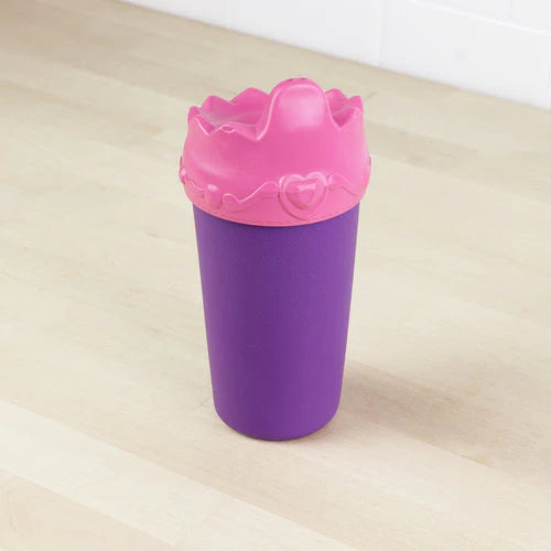 Reusable No Spill Sippy Cups for Toddlers - Princess & Firefighter Designs | BPA-Free Spill Proof Training Cups for Kids | Perfect for Daycare, Travel & Mealtime