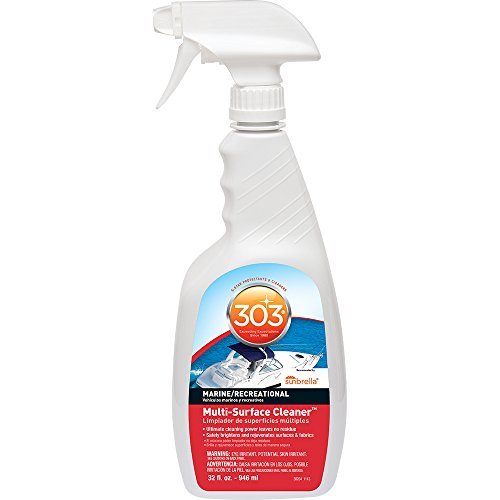 303 Multi-Surface Cleaner Spray - All-Purpose Marine & Boat Cleaner (32 fl. oz, Pack of 6) for Fiberglass, Vinyl, Plastic & More - Perfect for Boats, RVs, Cars & Outdoor Equipment
