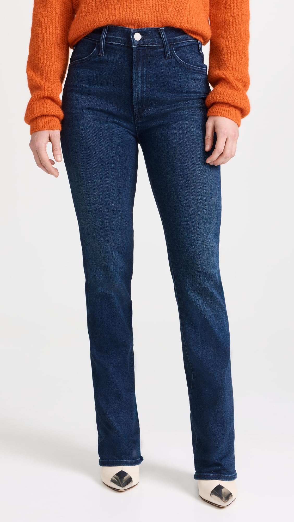 Women's Petite The Lil Hustler Heel Jeans for Women | High-Waisted Stretch Denim Pants | Perfect for Work, Date Night & Casual Outings