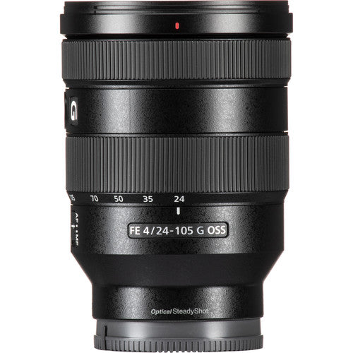 Sony FE 24-105mm f/4 G OSS Full Frame Zoom Lens - Professional Photography for Travel, Portraits & Events