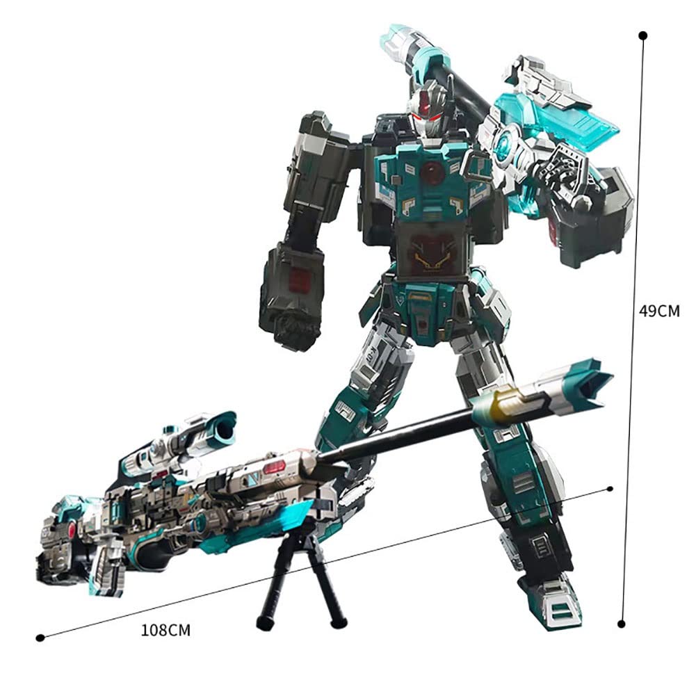 Transformable Robot Toy - Deformation Gun Judge Soft Bullet Action Figure, Movable King Kong Model (49cm) | Perfect Birthday Gift for Kids & Collectors | Role Play, Display & Battle Scenes