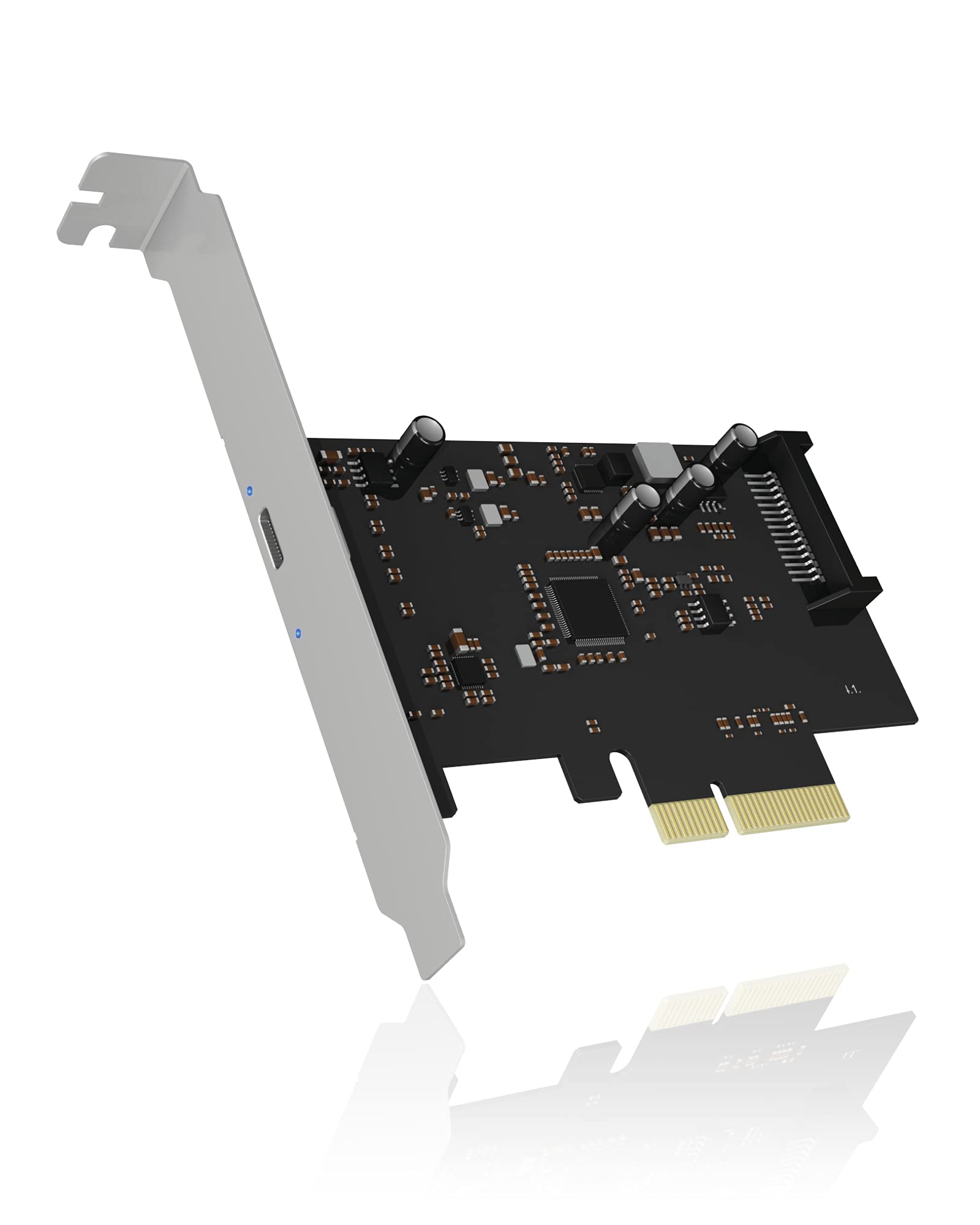 ICY BOX USB 3.2 PCIe Card with 20Gbps USB-C Gen 2x2 Port - High Speed Data Transfer for PC & Laptop - Perfect for External SSDs, 4K Video Editing & Gaming Accessories