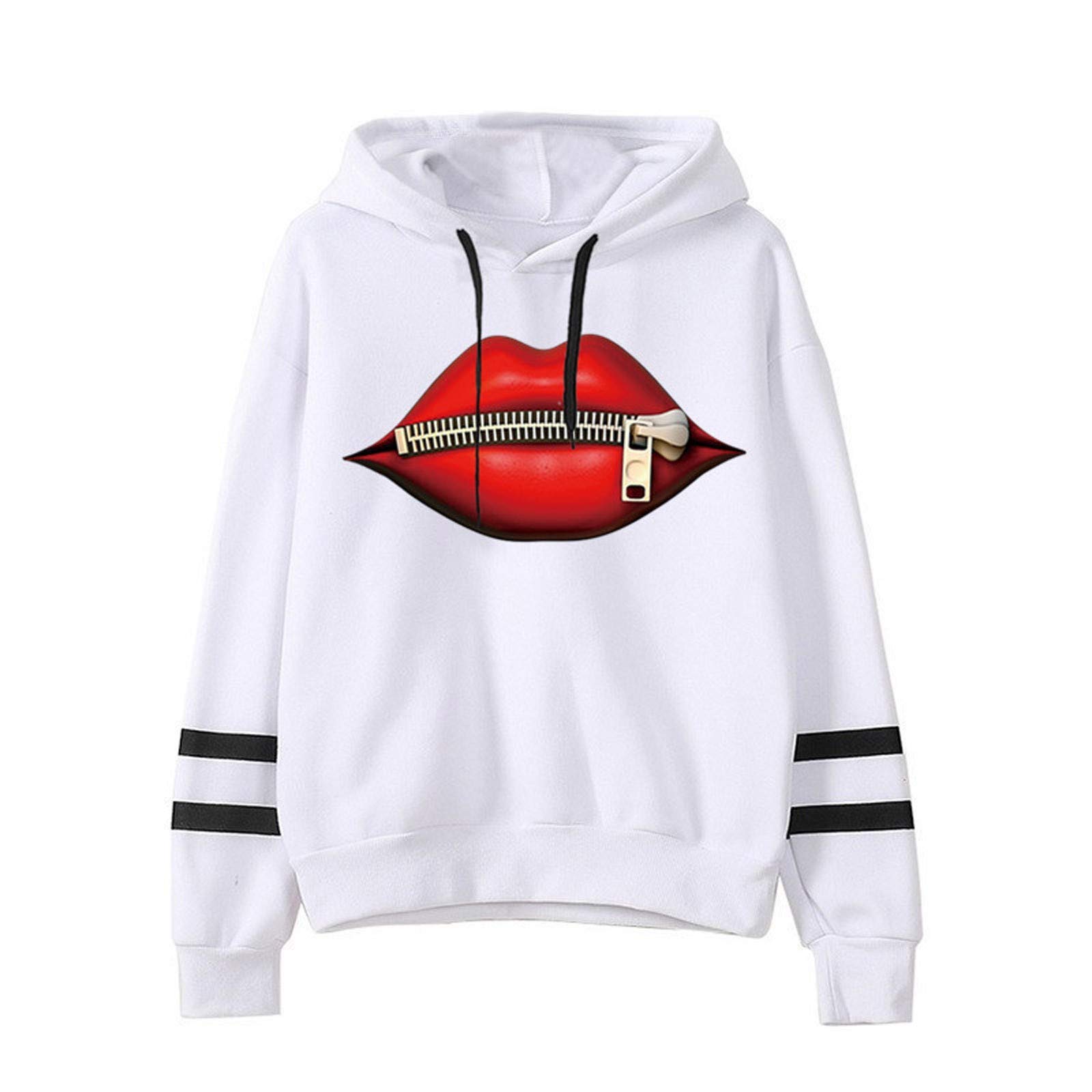 Women's Casual Hoodie - Lightweight Long Sleeve Loose Fit Sweatshirt with Drawstring | Perfect for Lounge Wear, Gym, Travel & Everyday Comfort