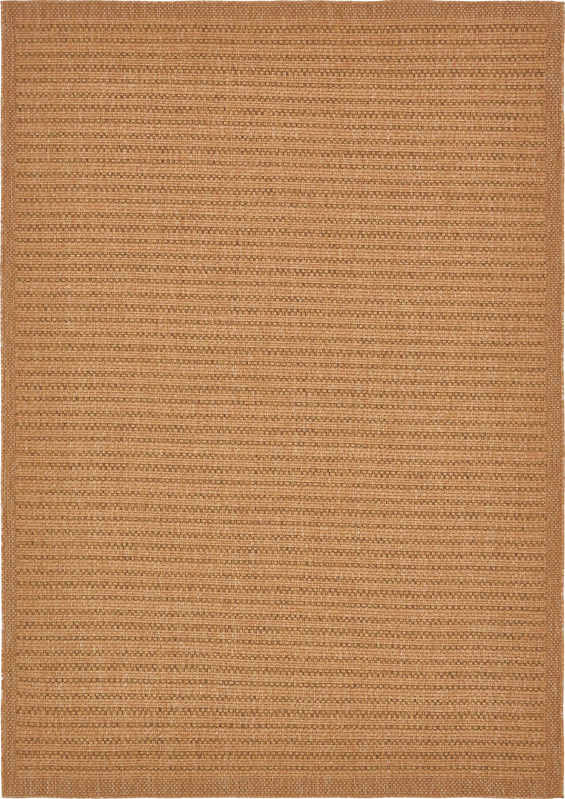 Unique Loom Outdoor Checkered Border Collection Area Rug - 8' x 11' 4