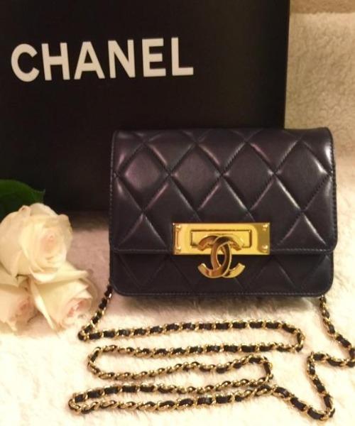 Chanel Wallet On Chain WOC Black Golden Class Calfskin Crossbody Bag - Perfect for Evening Events & Daily Luxury Accessories