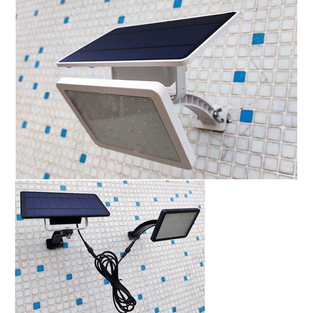 Uonlytech Solar Powered Outdoor Wall Lights - Waterproof Security Night Light with Detachable Solar Panel for Garden, Driveway, Patio, Fence & Pathway (Random Color) | Perfect for Landscape Lighting, Home Security & Energy Saving