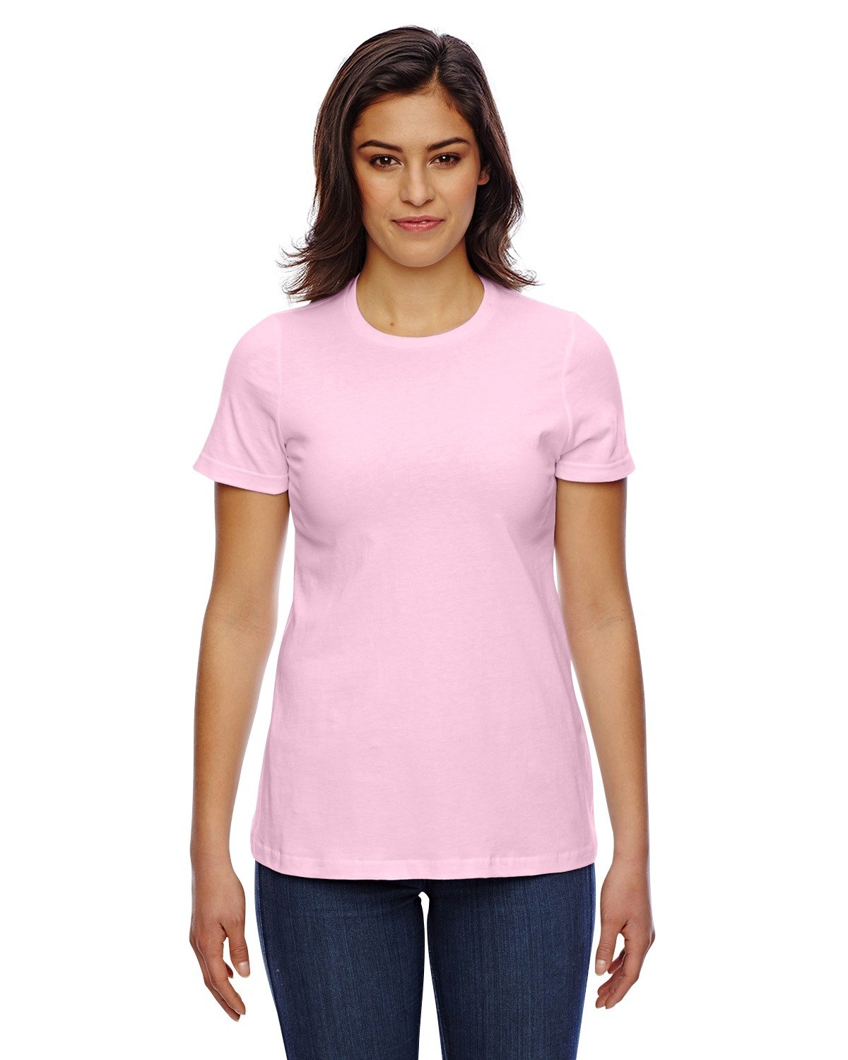 American Apparel Women's Soft Cotton Classic T-Shirt - Comfortable Basic Tee for Casual Wear, Layering & Everyday Outfits