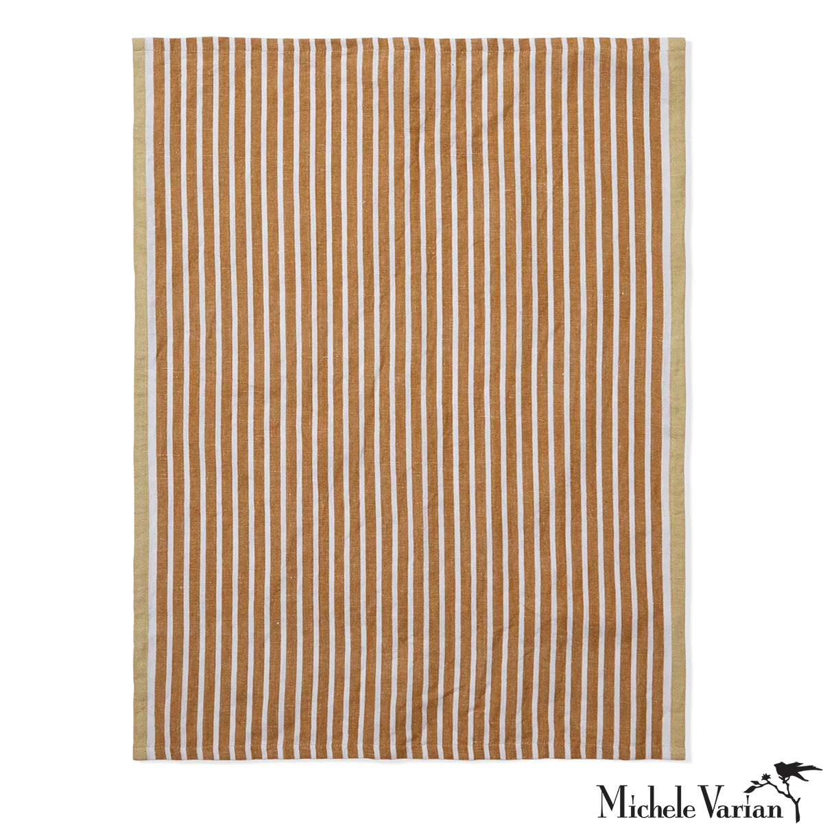 Premium Hale Tea Towel - Golden Brown with Silver Fern Design - Soft & Absorbent Kitchen Towel for Drying Dishes, Cleaning Countertops & Decor