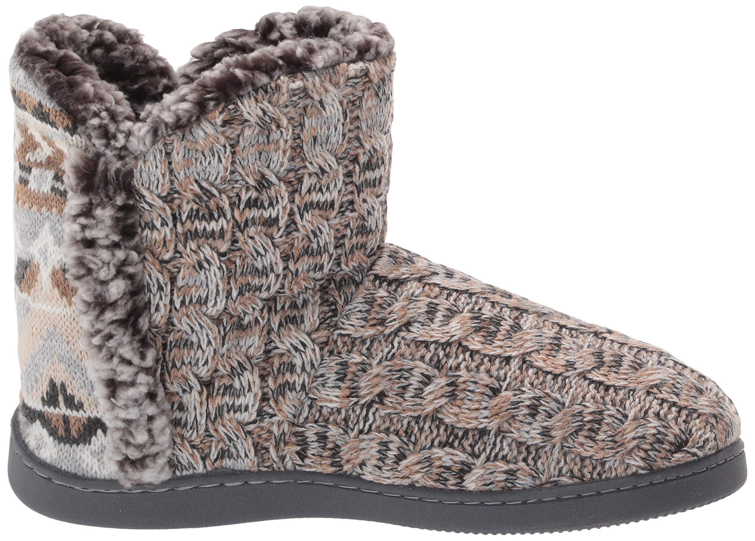 MUK LUKS Women's Camel Pull-On Slippers Small - Cozy Home Comfort