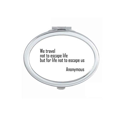 DIYthinker Portable Foldable Double-Sided Travel Mirror - Compact Handheld Makeup Mirror for On-the-Go, Home, and Travel Use