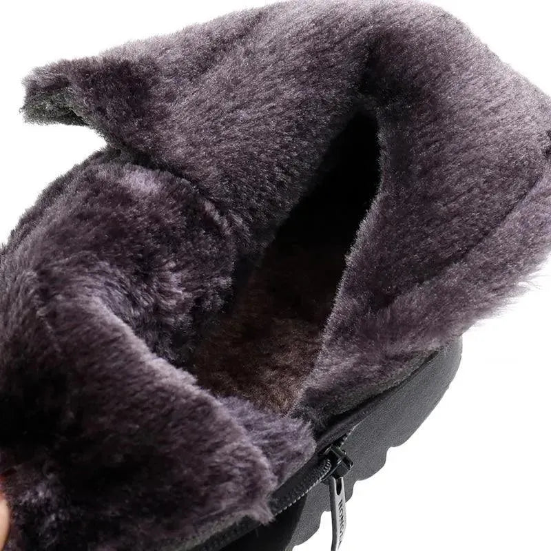 Women's Cozy Plush Snow Boots - Waterproof Winter Boots for Women - Warm & Comfortable Snow Shoes for Cold Weather - Perfect for Snowy Days, Outdoor Activities & Winter Fashion