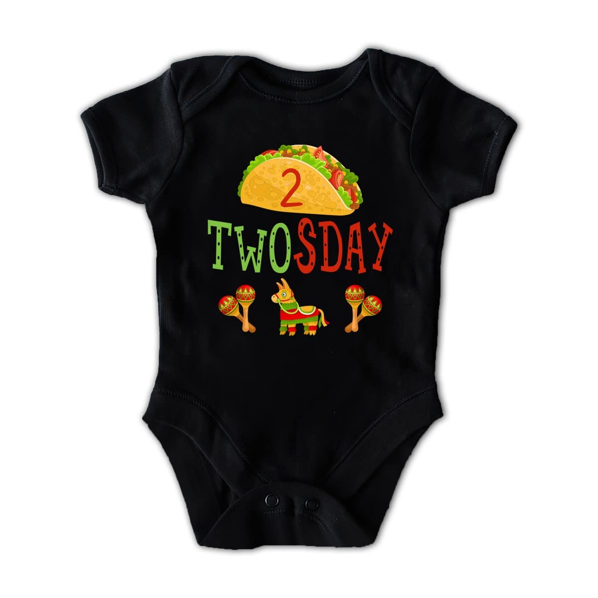 Girls 2nd Birthday Taco Themed Shirt - Cute Taco Twosday Outfit for Toddler Birthday Party | Perfect for Taco Themed Celebrations, Photo Shoots & Special Occasions