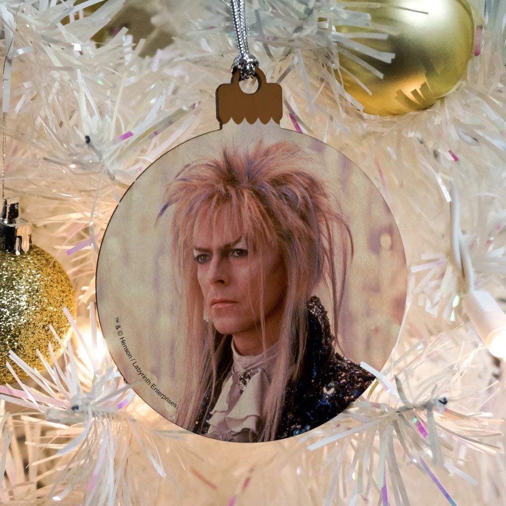 David Bowie as Jareth from Labyrinth Wooden Christmas Ornament - Unique Holiday Tree Decoration for Bowie Fans, Movie Lovers & Collectors - Perfect for Christmas Decor, Gift Giving & Pop Culture Enthusiasts