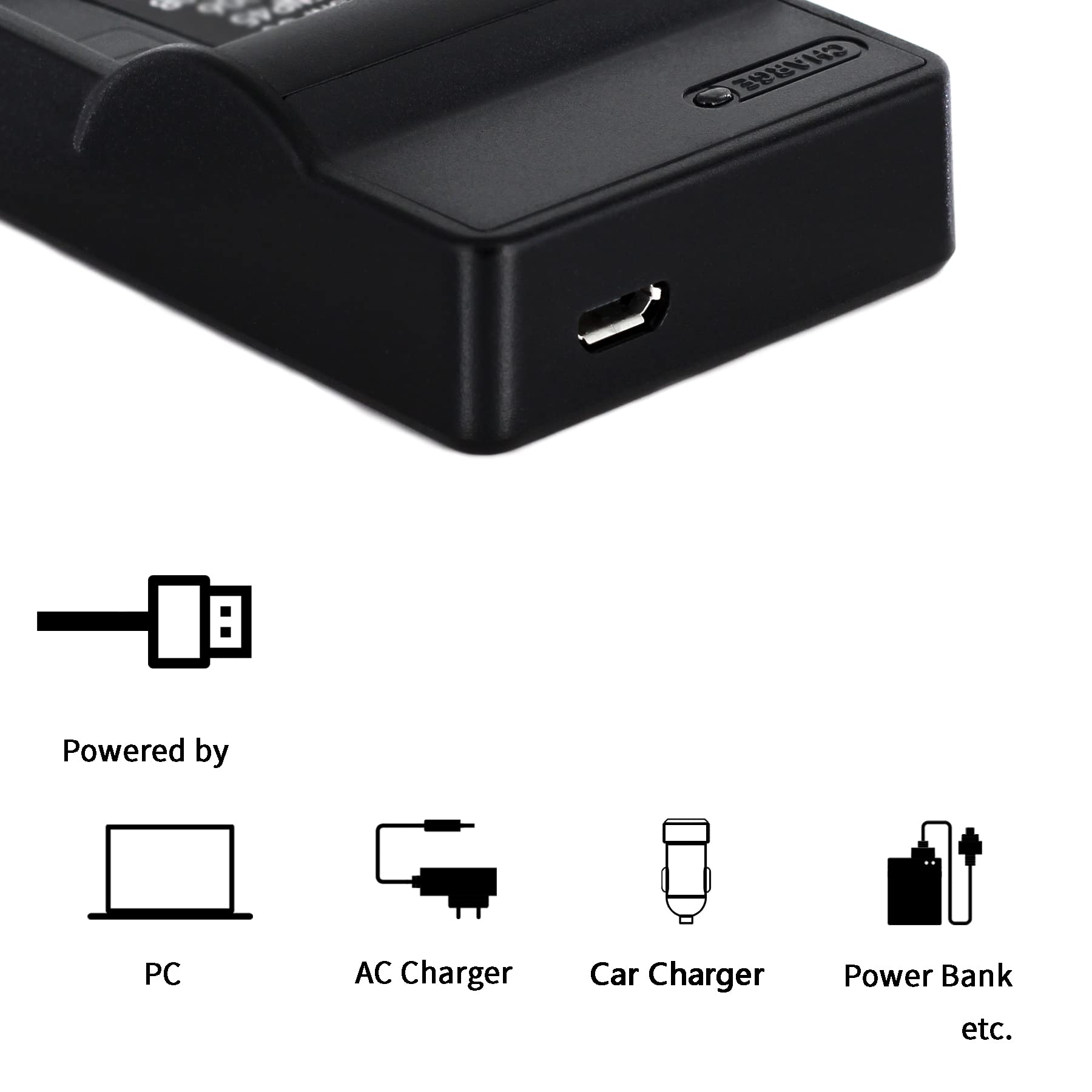 KLIC-7005 USB Charger for Kodak EasyShare C763 Camera - Universal Power Adapter for Digital Cameras & Devices - Perfect for Travel, Home & Office Use