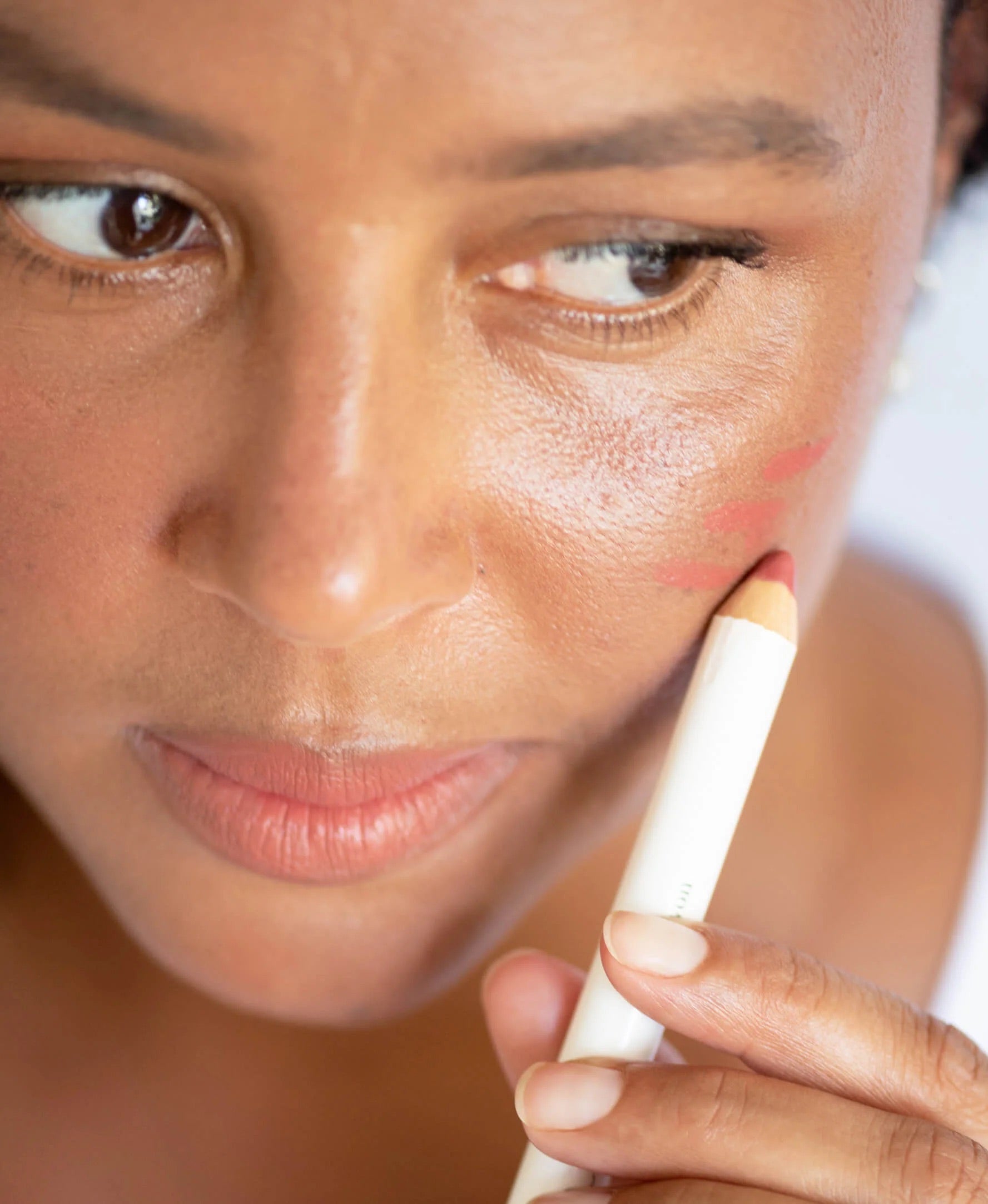 Ere Perez Coco Crayon - Natural Vegan Lip & Cheek Tint for Everyday Makeup | Perfect for Work, Date Night & Travel