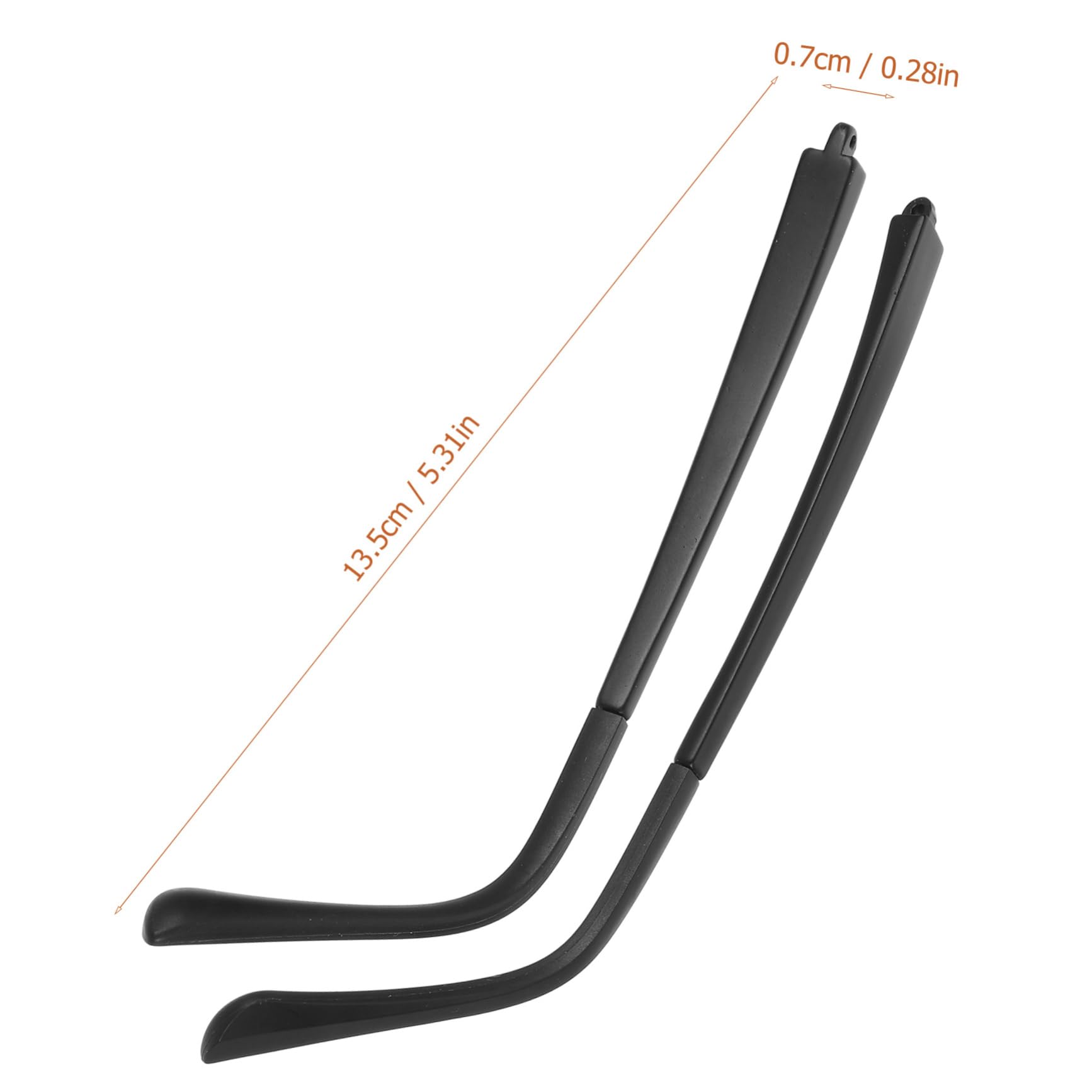Beavorty 3 Pairs Universal Eyeglass Legs & Feet Holders - Replacement Glasses Arms & Parts for Broken Frames - Perfect for Reading, Working & Daily Use