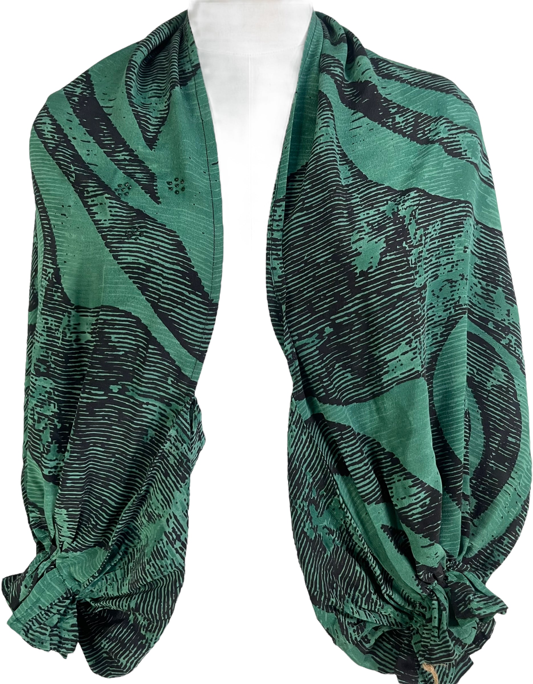 PRC6589 Avatar Pure Silk Bolero - Elegant Women's Silk Shrug for Weddings & Evening Events