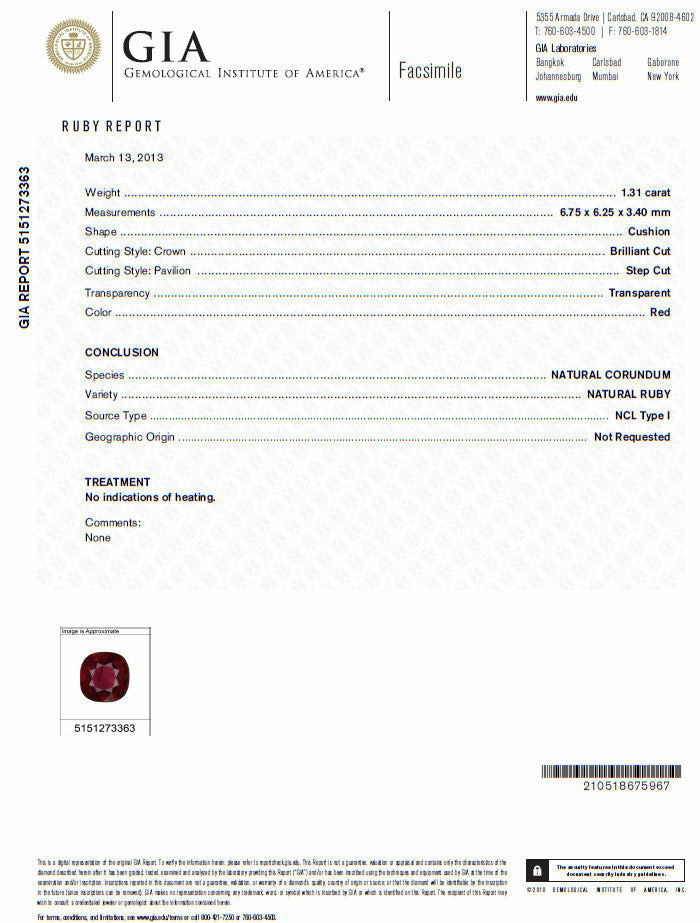 2.31CT GIA Certified Natural Cushion Cut Vivid Red Ruby Diamond Byzantine Ring in 18K Gold - Perfect for Engagement, Anniversary & Luxury Gifts