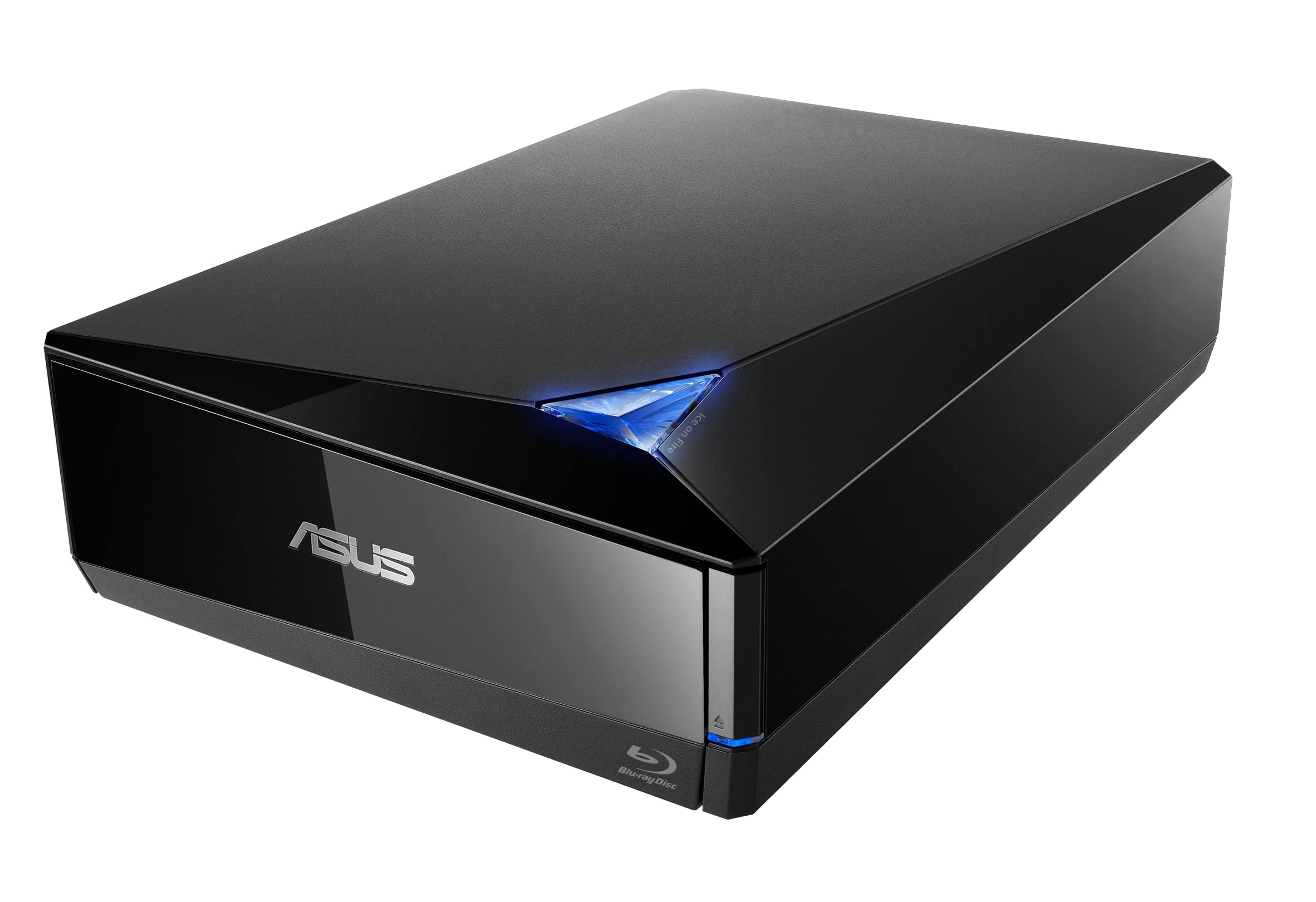 ASUS TurboDrive BW-16D1H-U External Blu-Ray Burner - 16x Ultra-Fast Burning Speed, M-Disc Support for 1000 Year Archival Storage, USB 3.0 (3.1 Gen 1) Compatible with Windows & Mac - Perfect for Data Backup, Media Creation & Long-Term Storage Solutions